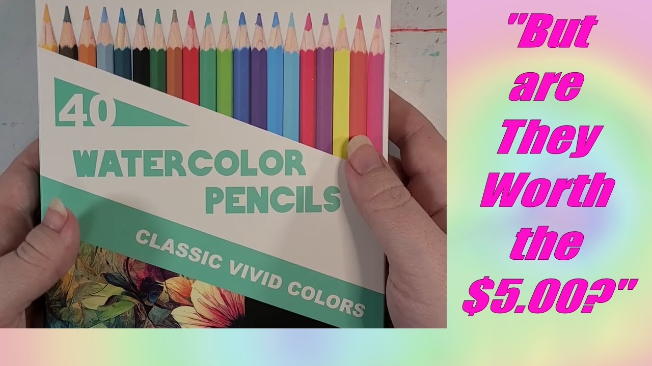 Reviewing Five Below Watercolor Pencils