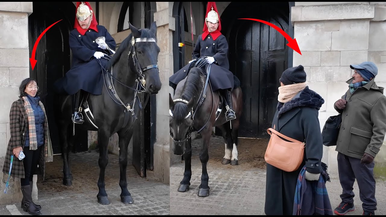 13 Moments Guards Strictly Told Them to Get Behind The White Line.