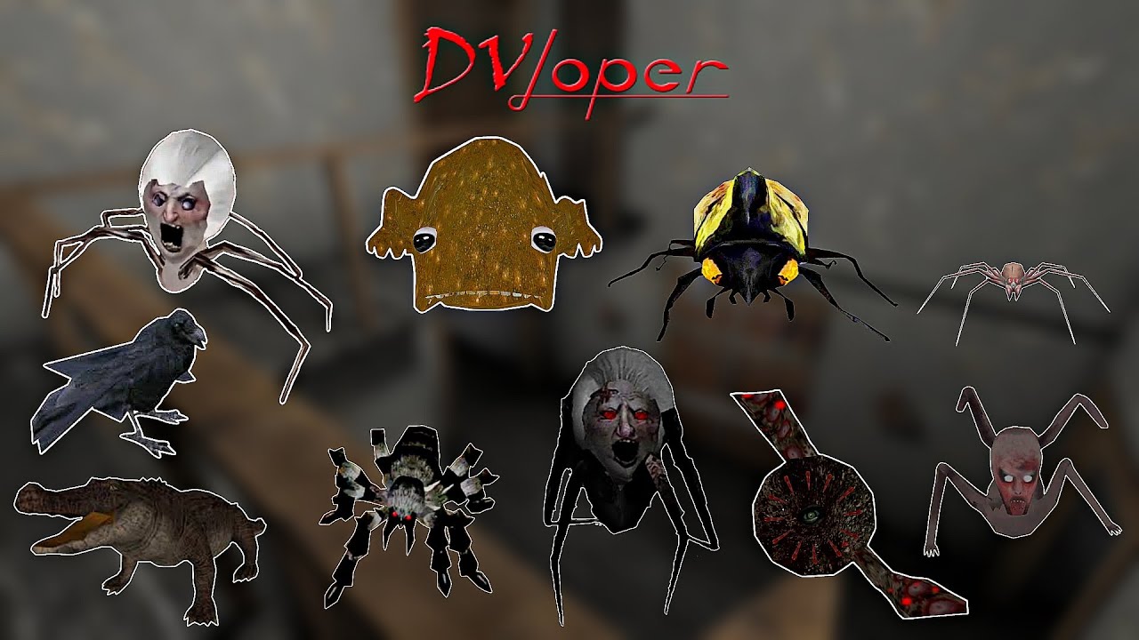 All Dvloper pets | All pets in All Dvloper games Granny, Granny 2, Granny 3, the twins