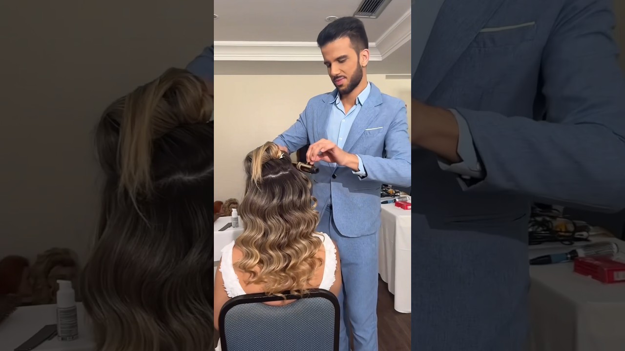 Penteado SEMI PRESO para NOIVA | HALF UP hairstyle for BRIDE 