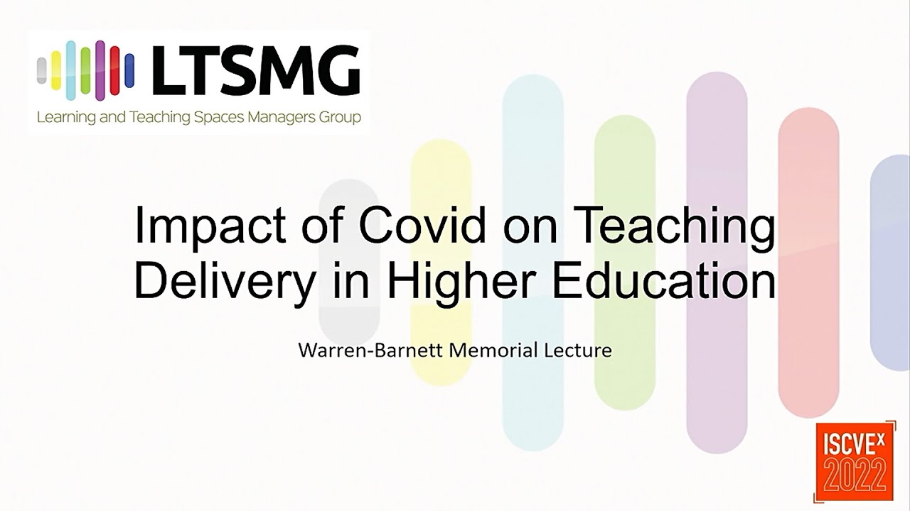 ISCVEx 2022 Warren Barnett Memorial Lecture - Audio Visual in Higher Education
