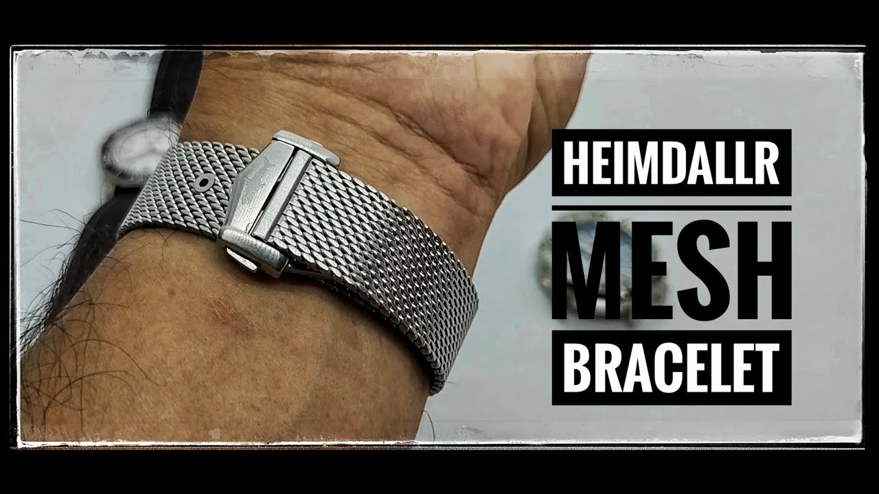 AliExpress watch accessories #25: Tapered mesh bracelet from Heimdallr