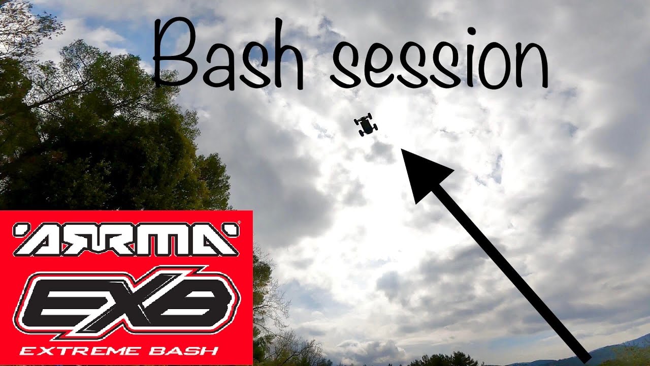 Bash session Arrma Kraton Exb 6s / Wingmount tips at 2:32 (french version)