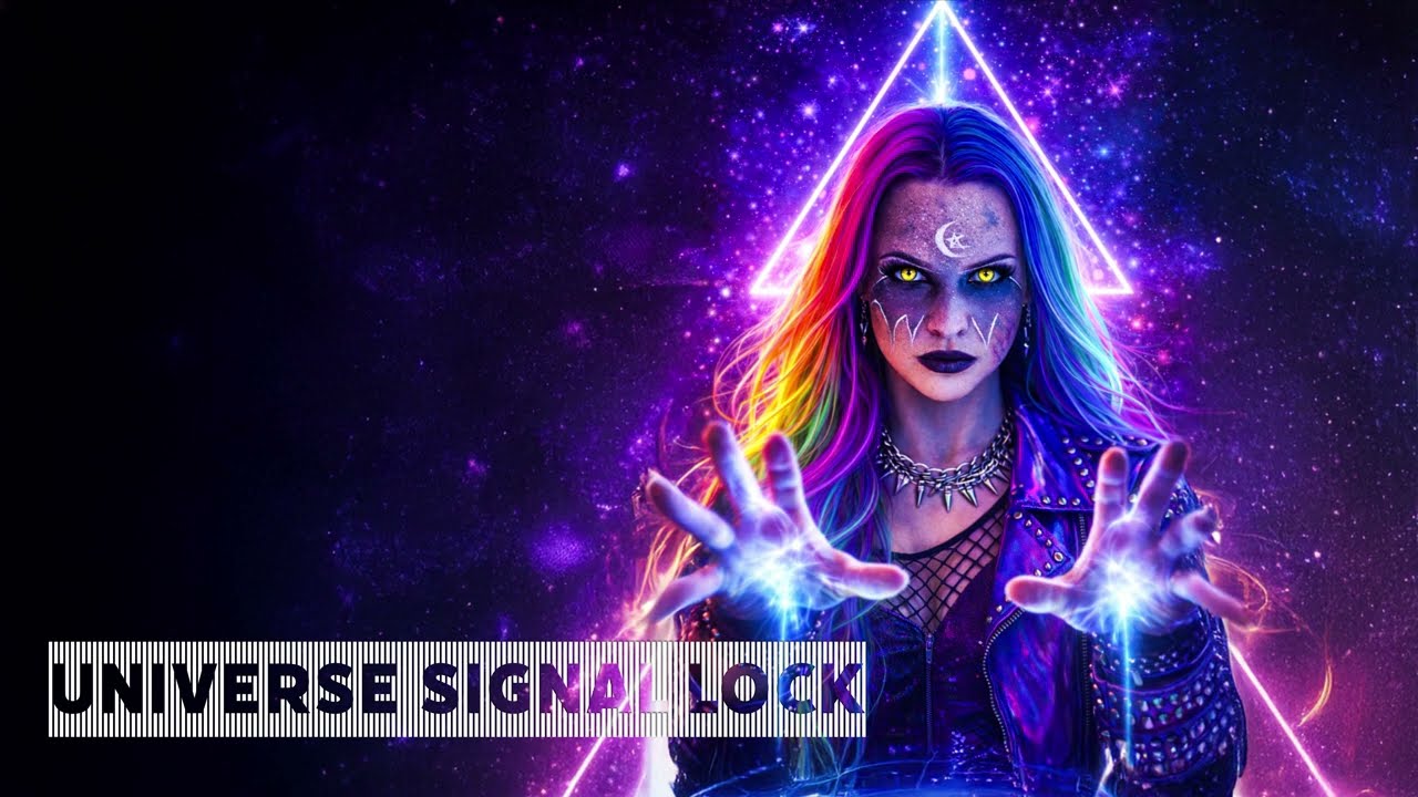 Universe Signal Lock | Divine Feminine Alignment • Dark Feminine Energy Ritual • Neon Witch