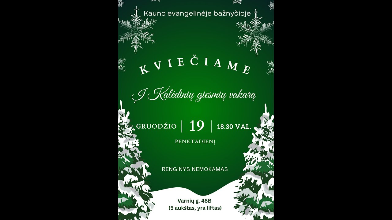 2025-12-19 Kalėdinių giesmių vakaras