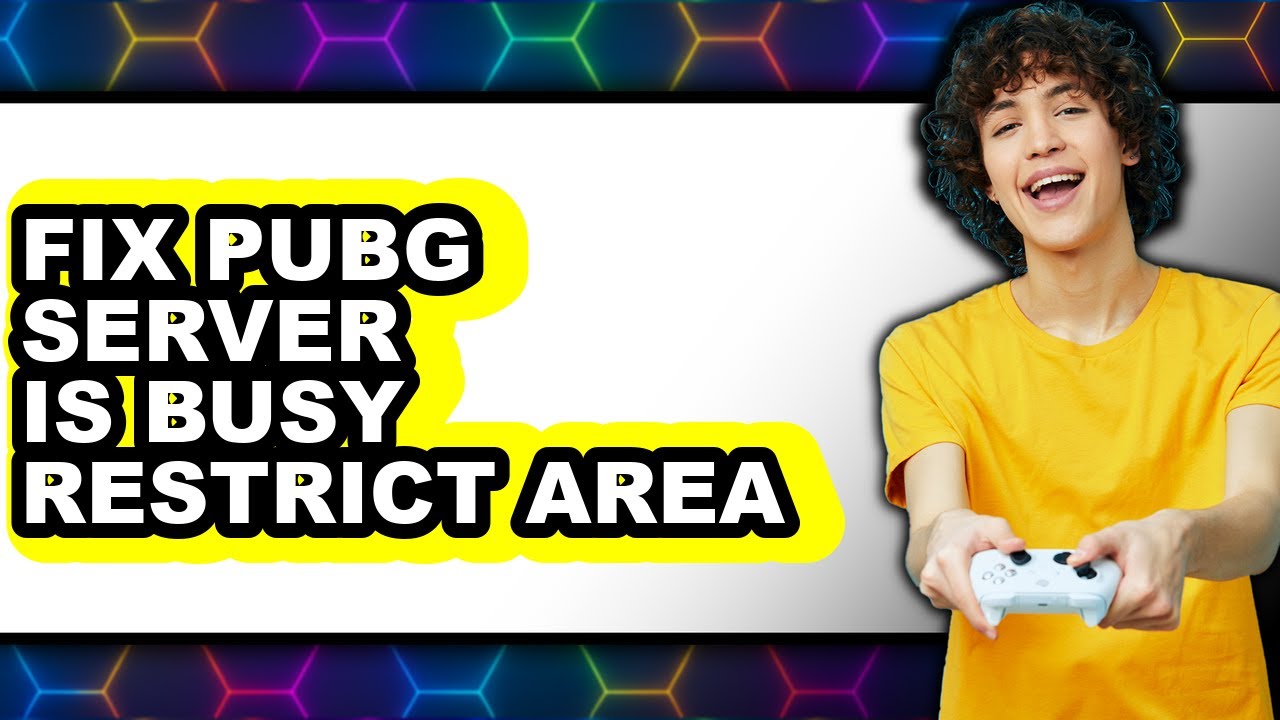 How to Fix Pubg Server Is Busy Restrict Area (only Way)