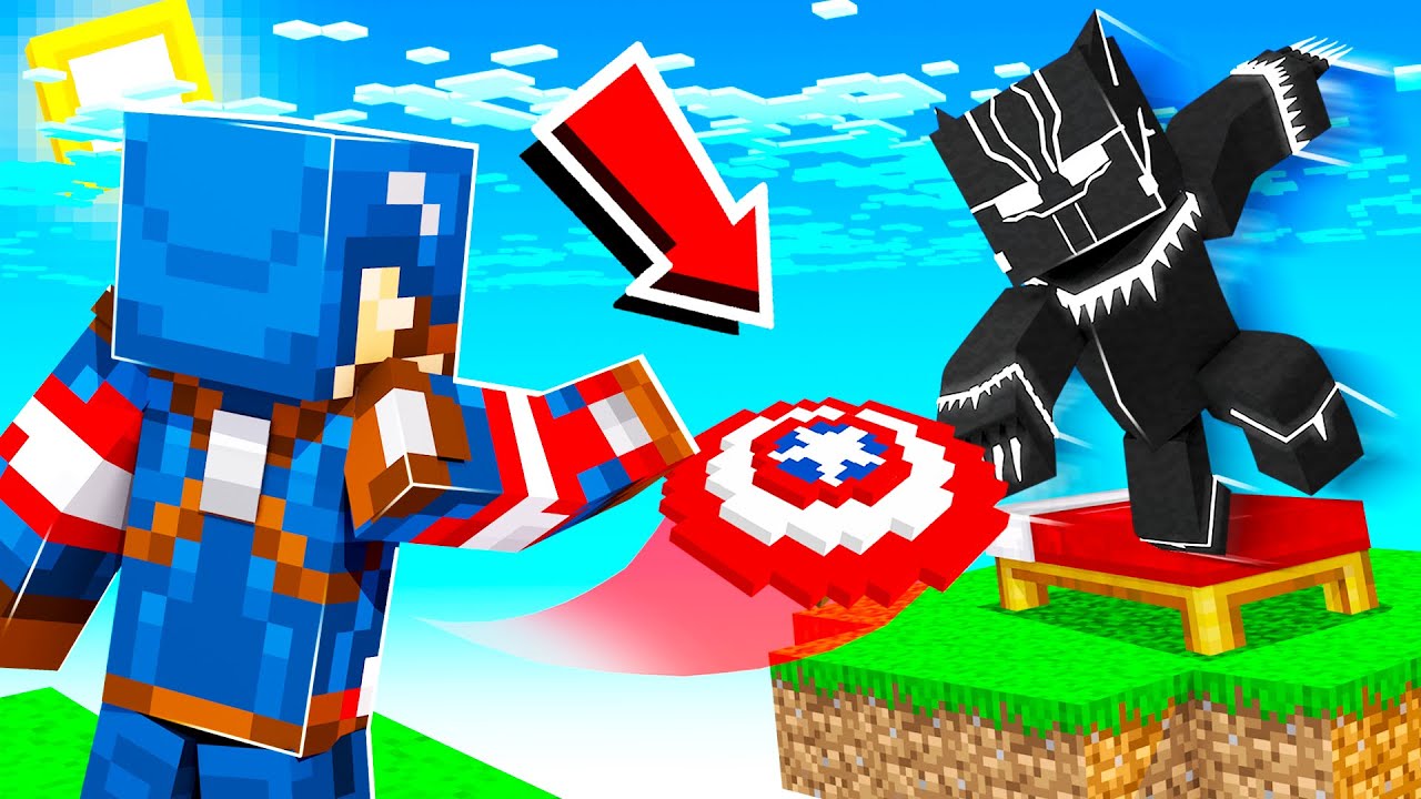 Playing BEDWARS As SUPERHEROES! (Minecraft)