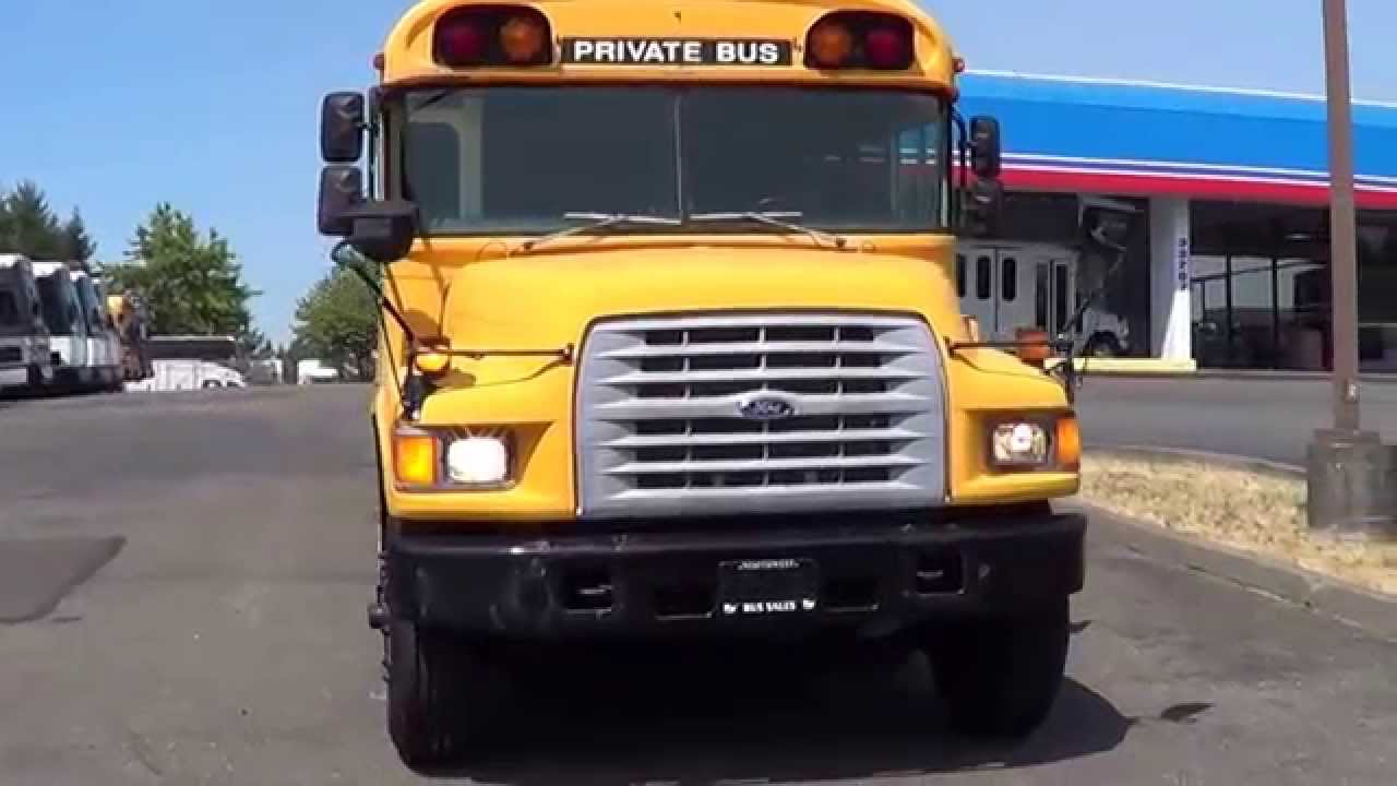Northwest Bus Sales  Used 1998 Ford Blue Bird School Bus 72 Passenger  B05063