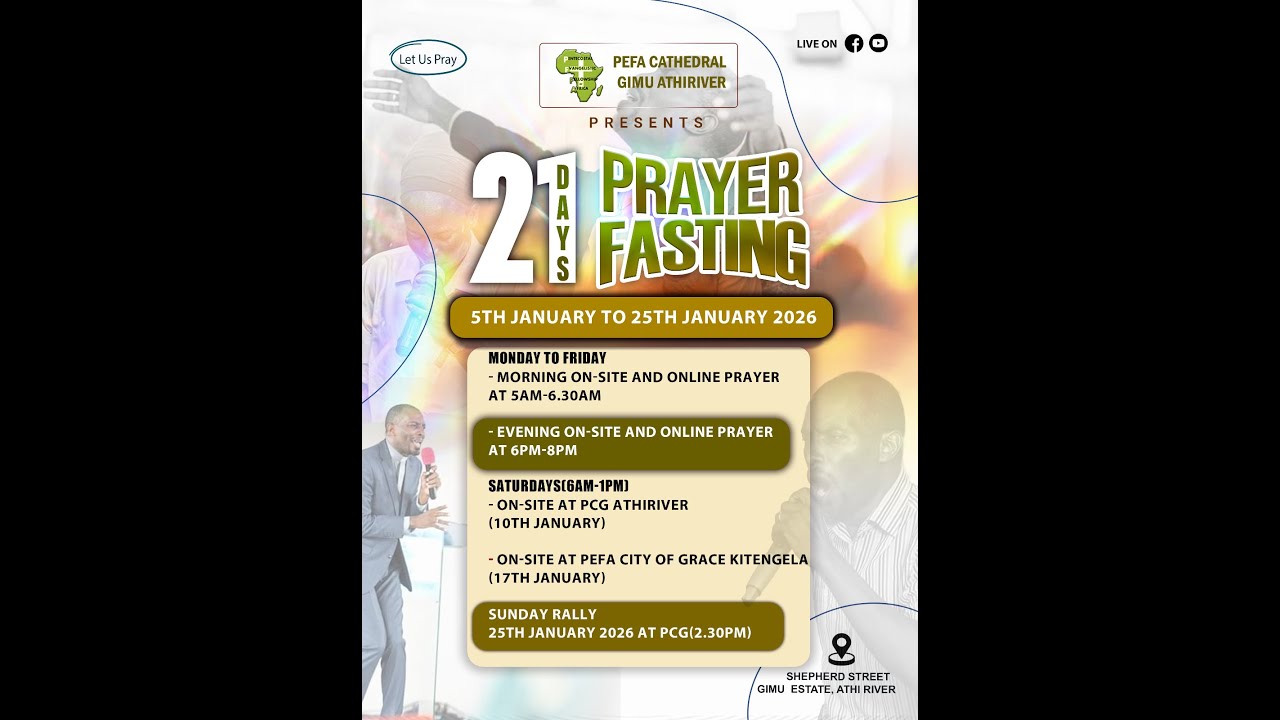 Day 12 of 21 Days of Prayer and Fasting (Evening) || Minister: Bishop Peter Achero ||16/01/2026.