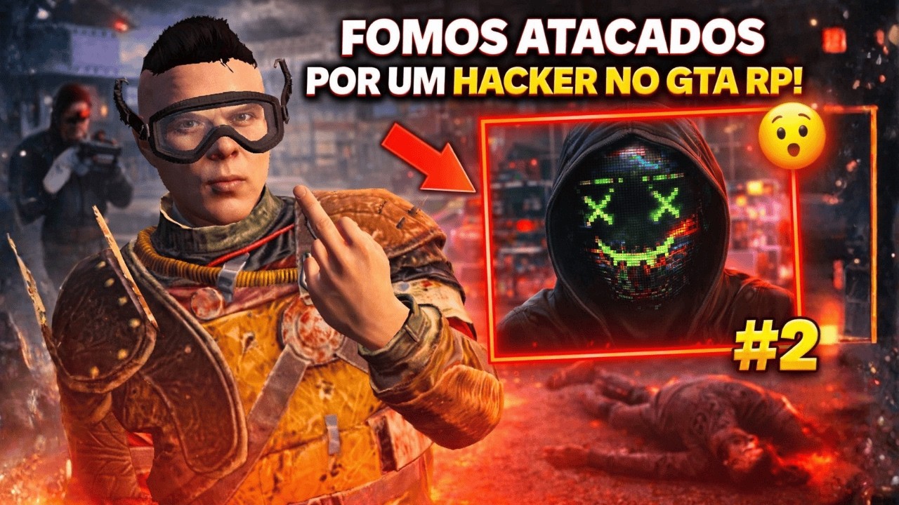 FOMOS ATACADOS POR UM HACKER NO GTA RP! 😳 #2