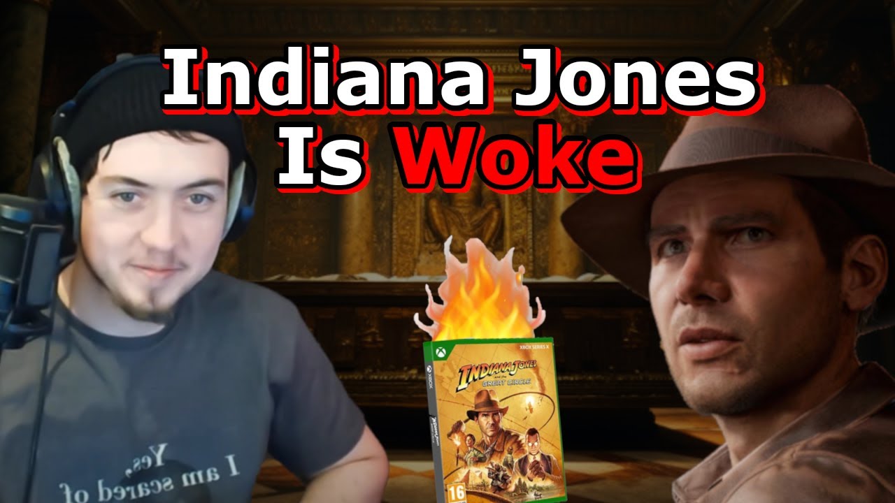 SyntheticMan HATES The Indiana Jones Game Because It's Woke I Guess.....