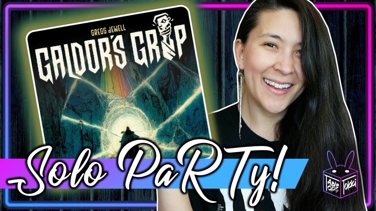 Galdor's Grip 🧙‍♂️ | Solo Board Game PaRTy!!! (Playthrough and Review/ Tutorial, yup!) 🎉