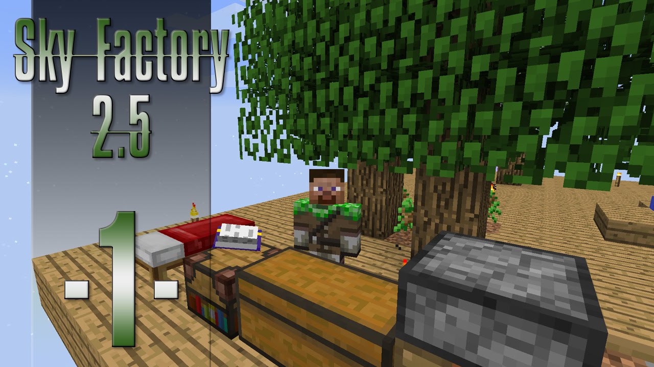 Minecraft - Sky Factory 2.5 - E01 - Twerk twerk (HD)
