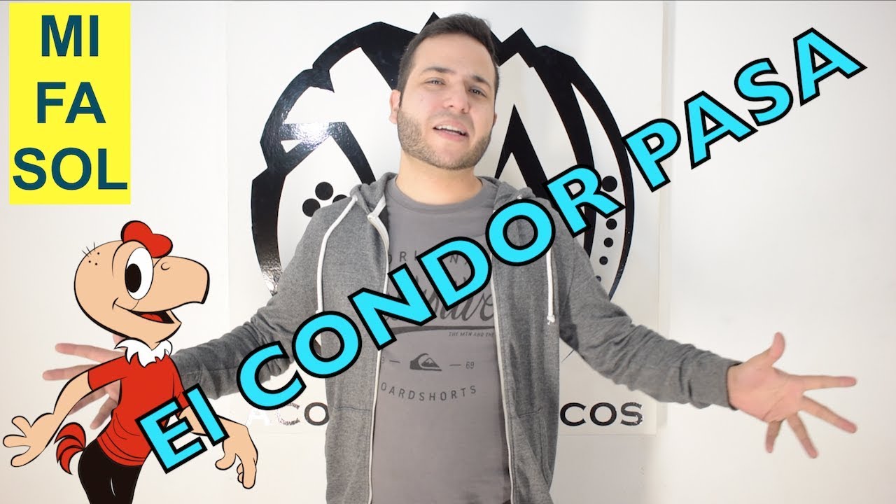 Tutorial. El Cóndor Pasa. Acordeón de Sol, Fa y Mi