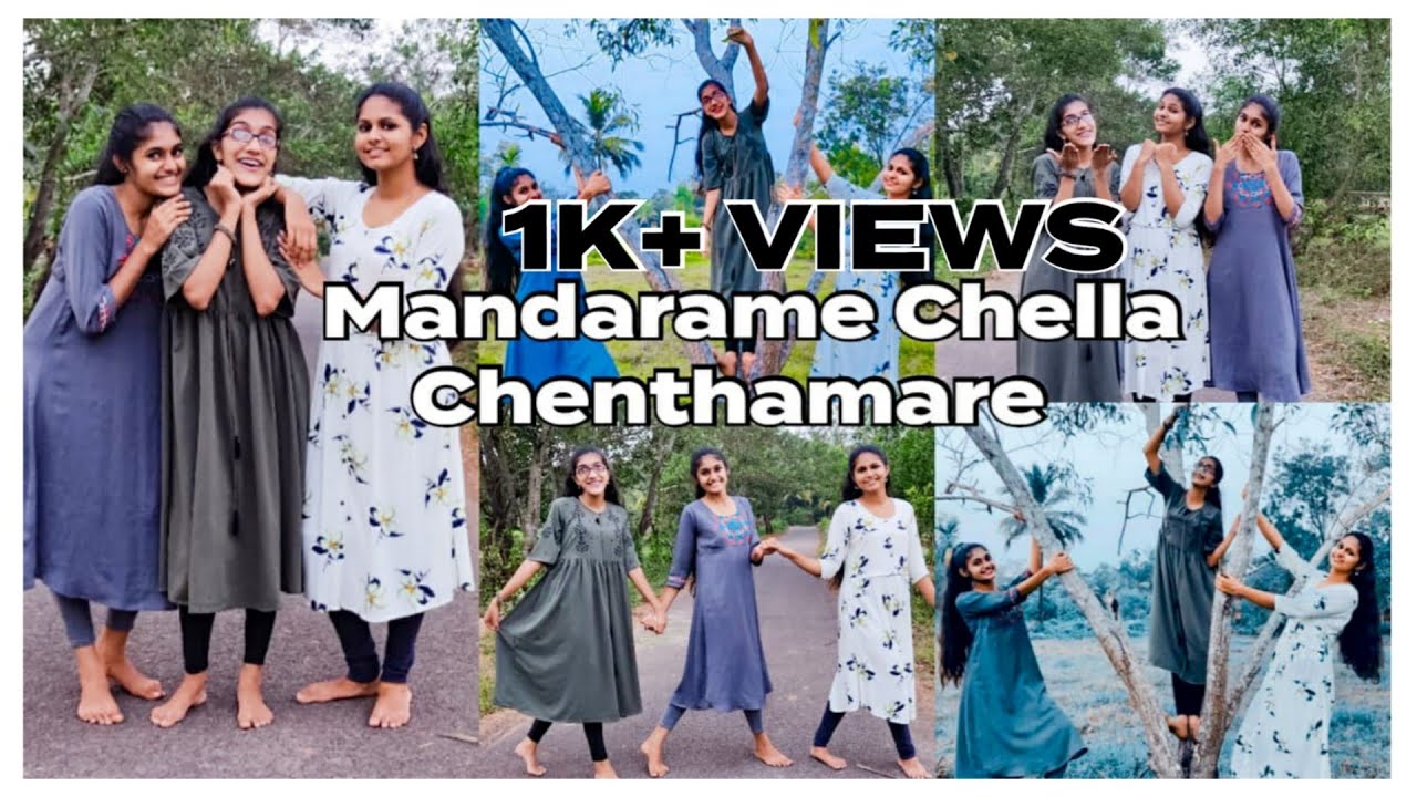 Mandarame chella chenthamare ||Dance cover || ohm shanti oshana ||  AGA SISTERS