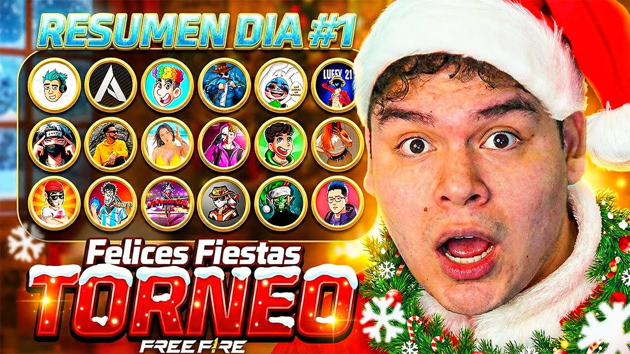 ASI FUE MI PARTICIPACION EN EL TORNEO FELICES FIESTAS !! Free Fire