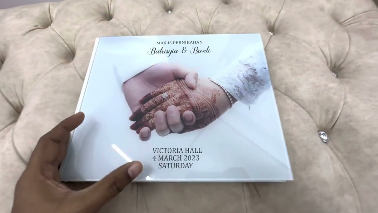 Wedding | Crystal Album | size 8x10 inch |  Photo Studio Malaysia |