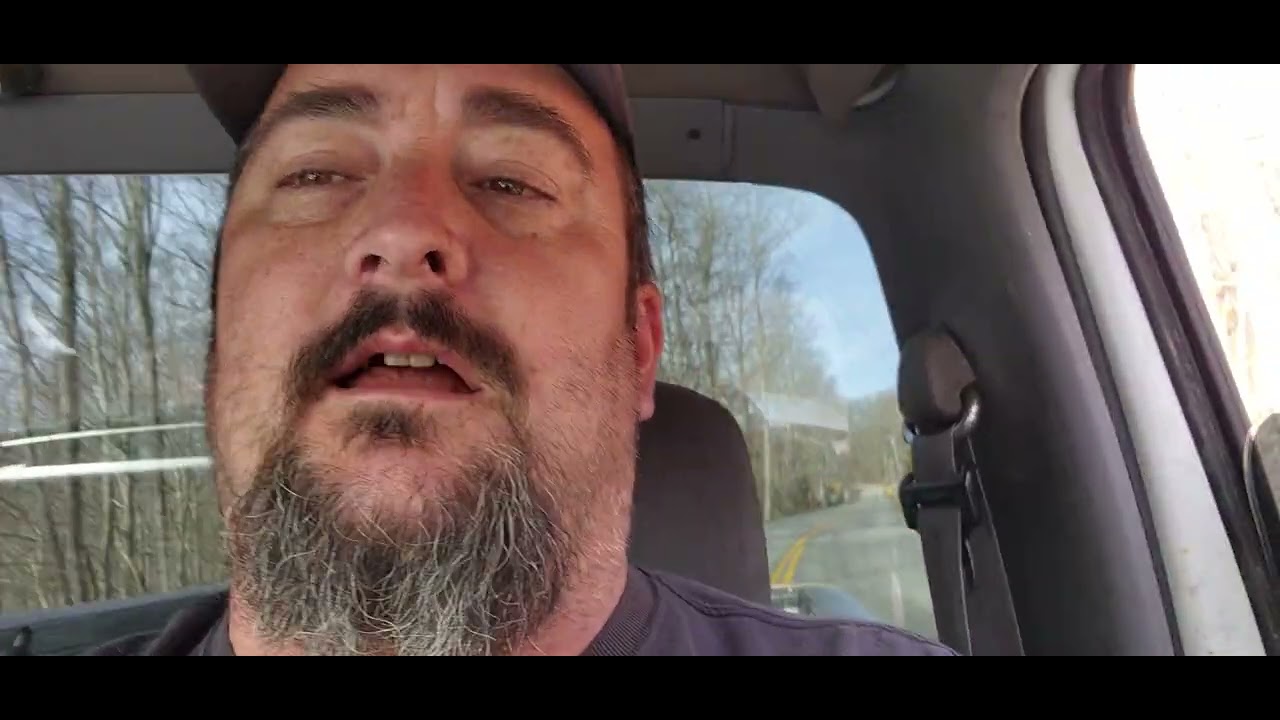 Hauling gravel through appalachian mountain #appalachian 