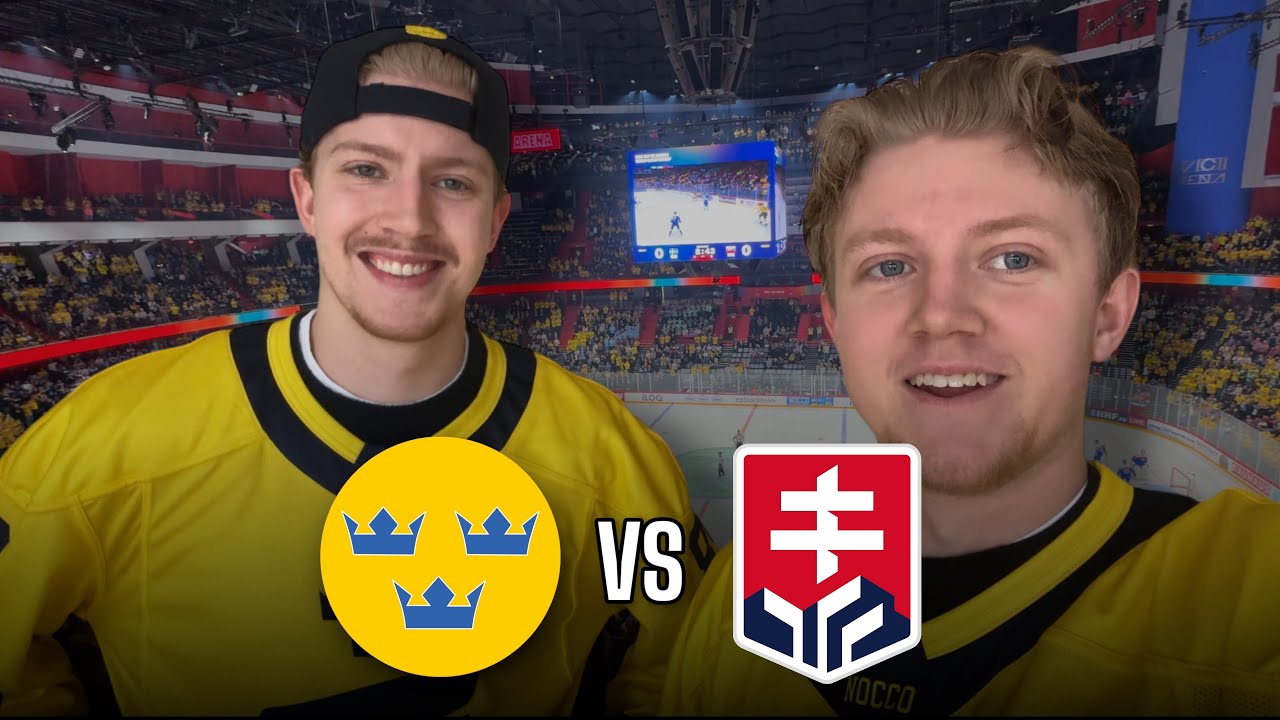 VM-PREMI&Auml;R! SVERIGE vs SLOVAKIEN (9 maj 2025)