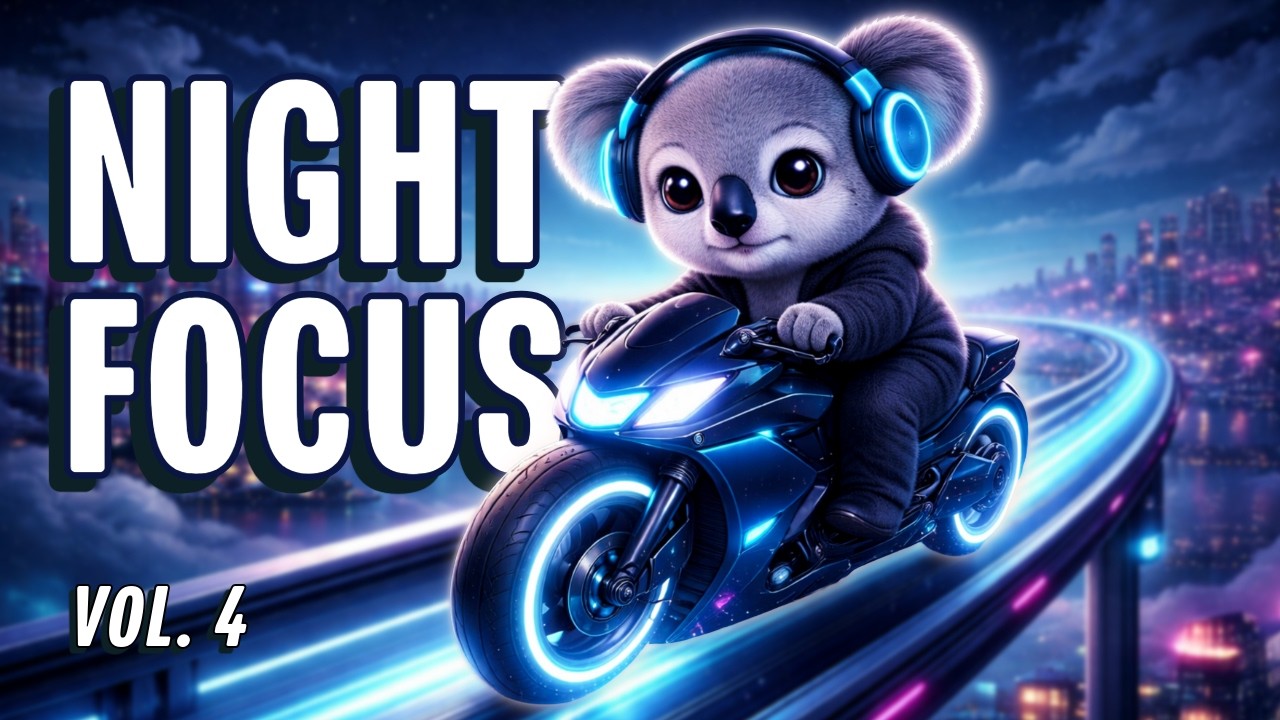 Night Focus Vol. 4 🌙 Deep Electronic Music for Coding, Study & Late Night Work