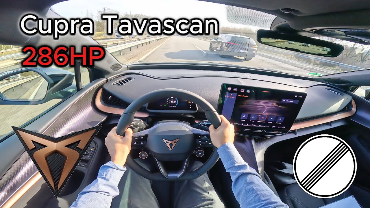 2025 Cupra Tavascan Endurance 82 kWh (286 hp) - POV Test drive On the German Autobahn