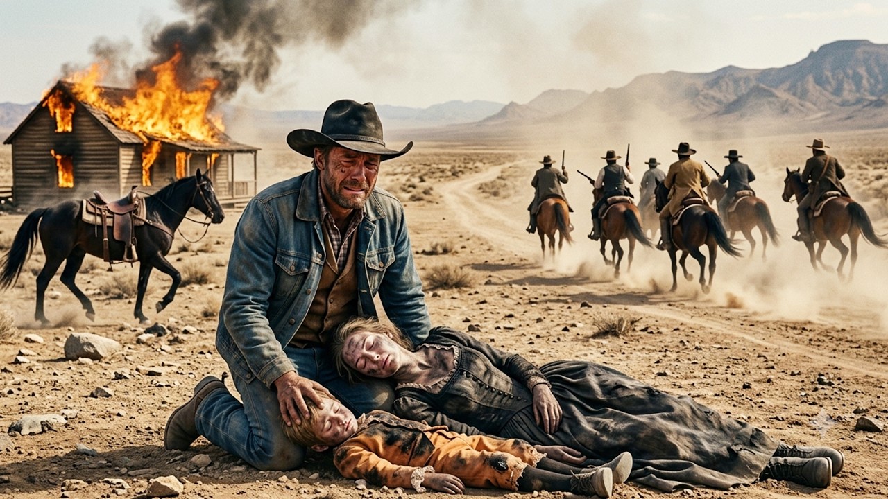 Bandits kill his wife and son. The sheriff becomes a revenge cowboy! | Western