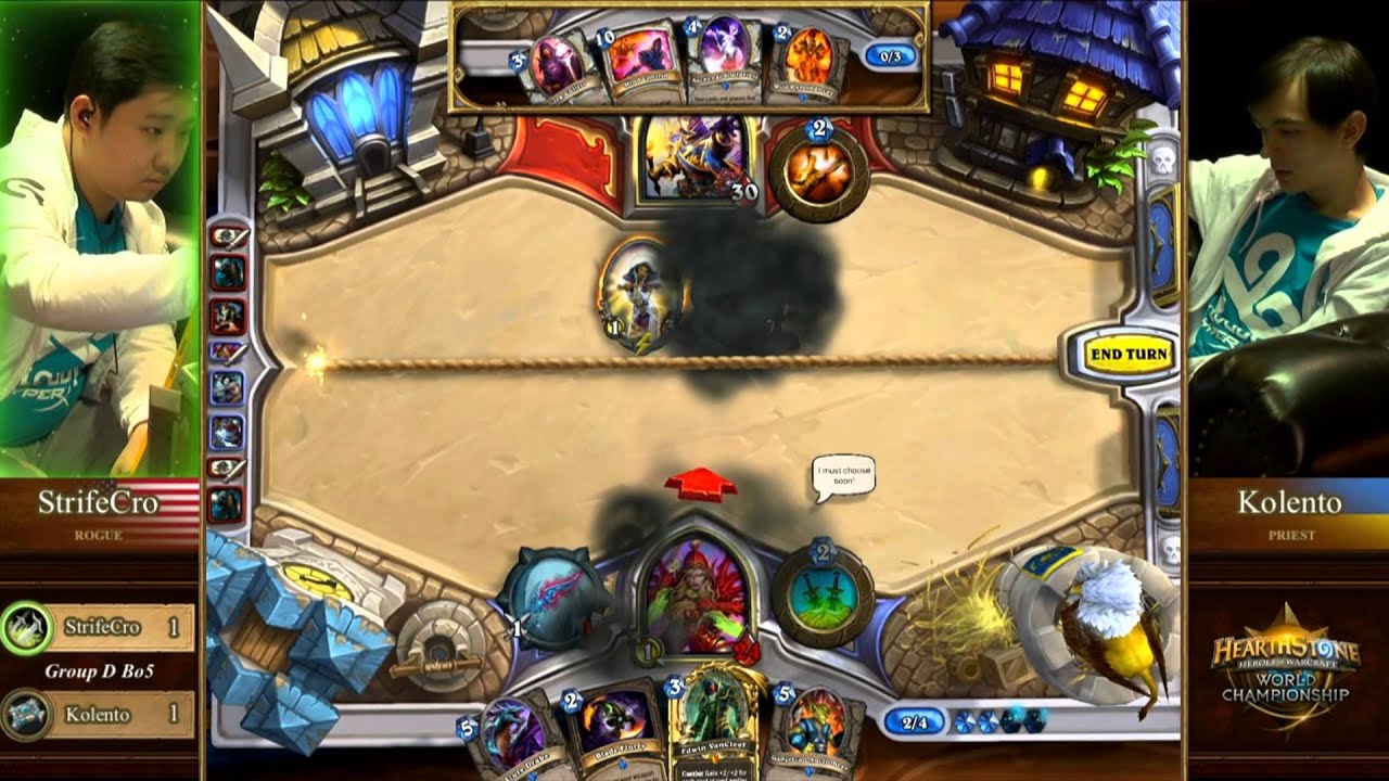 Blizzcon 2014 Hearthstone World Championship - Quarterfinals - Kolento vs StrifeCro