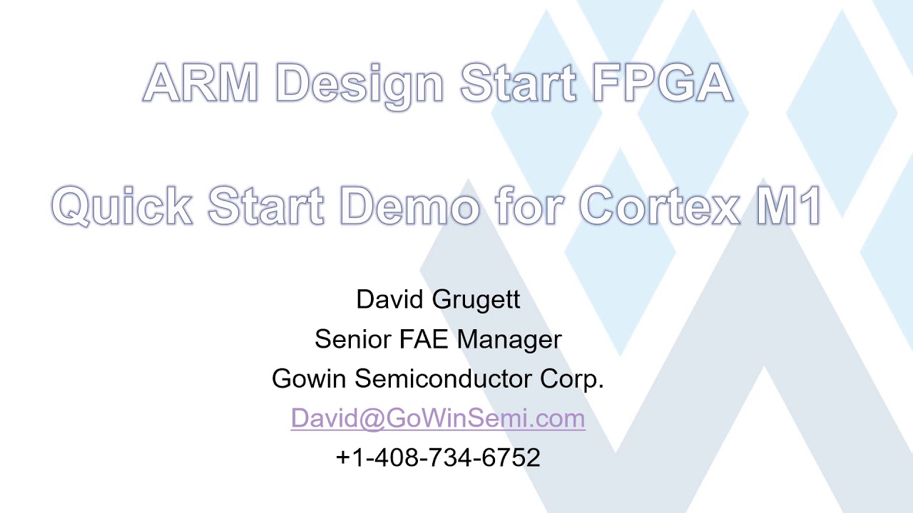 Arm DesignStart FPGA Quick Start