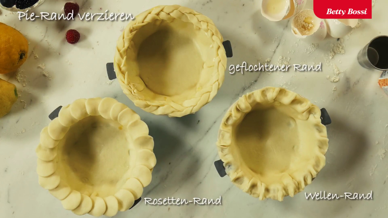 Pie-Dekorationen f&uuml;r den Rand - Tipps & Tricks von Betty Bossi