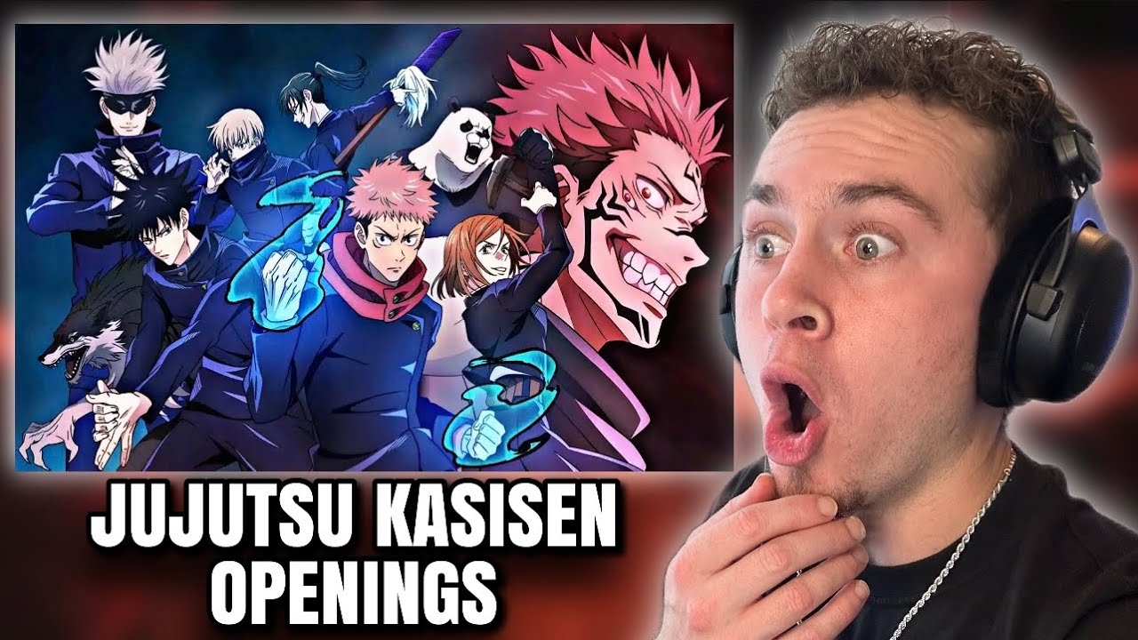 JUJUTSU KAISEN Openings (1-4) REACTION | New Anime Fan