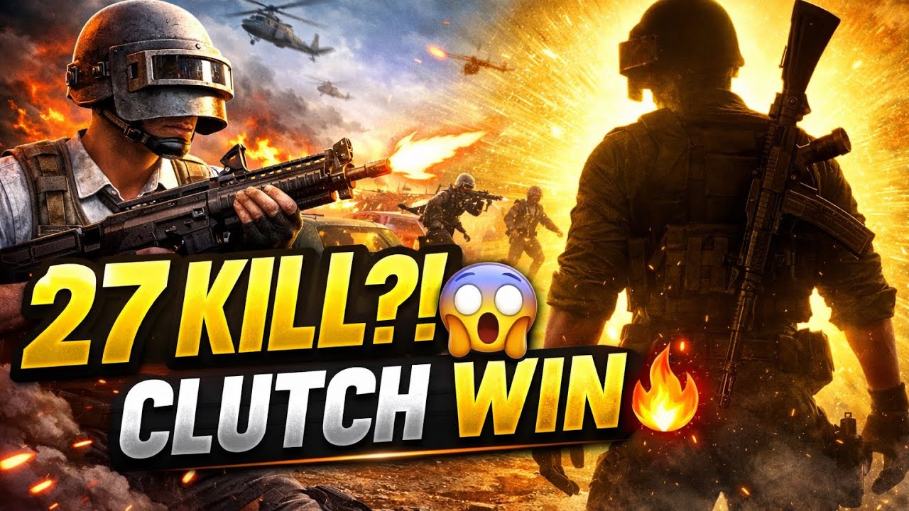 27 KİLL TEK BAŞIMA! (CLUTCH + WIN)| PUBG MOBİLE 