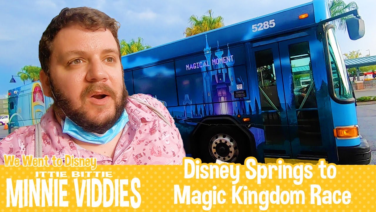Disney Springs to Magic Kingdom Race - Ittie Bittie Minnie Viddies