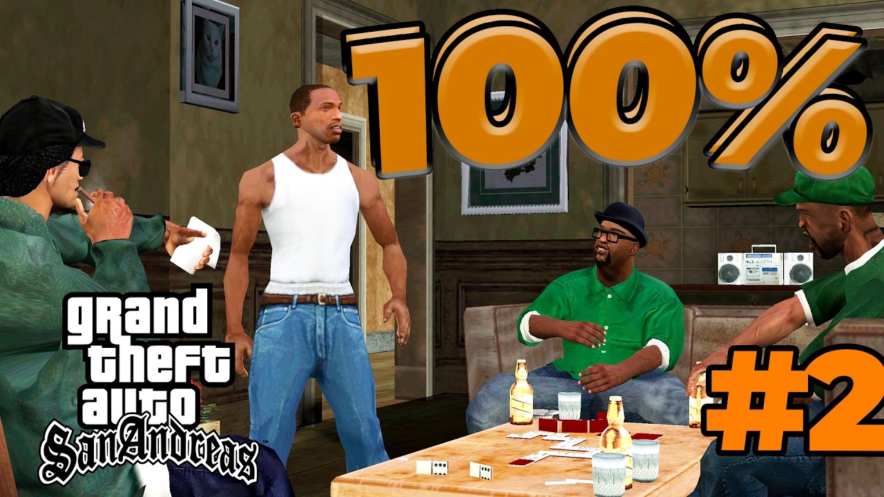 GTA: SAN ANDREAS ПРОХОЖДЕНИЕ НА 100% | БЕЗ БАГОВ | СТРИМ 2