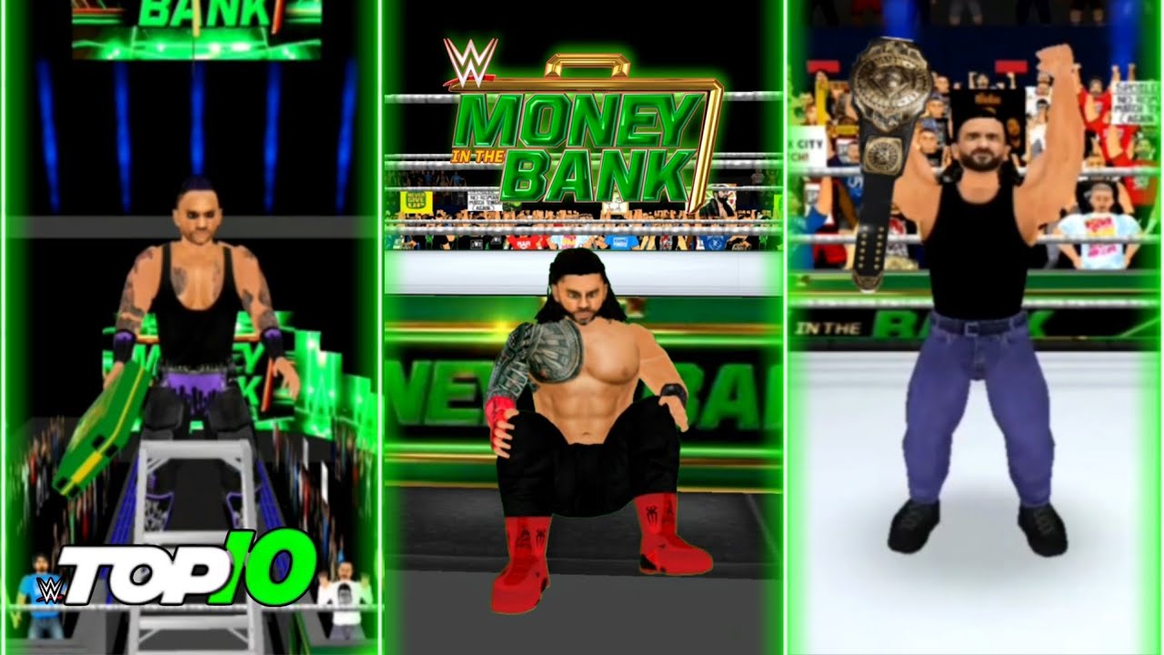 Wwe Money inthe Bank Top10 Moments|| wr3d 2k23 ||