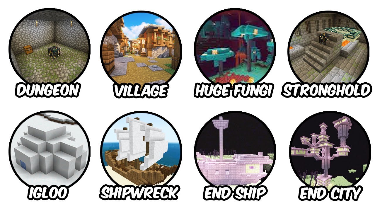 Every Minecraft Generated Structure Explained In 20 Minutes