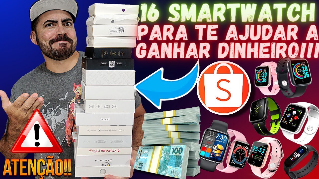 16 SMARTWATCH PARA TE AJUDAR A GANHAR DINHEIRO✅👉💰💵🤝🤜🤛