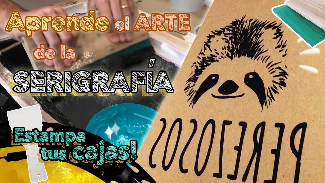 ✅  Tutorial - ¿Como estampar cajas utilizando serigrafia en casa? 📦