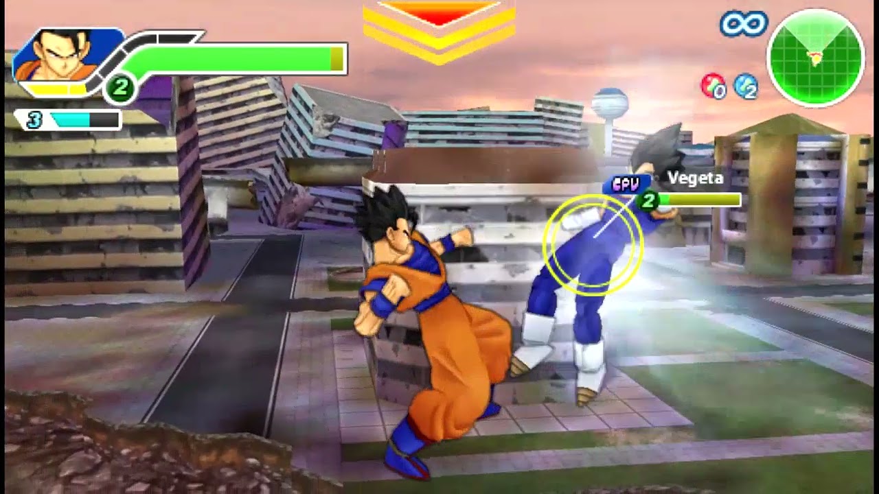 Ultimate Gohan vs vegeta ( buu saga ) DBZ ttt # dragon ball Z Tenkaichi tag team 