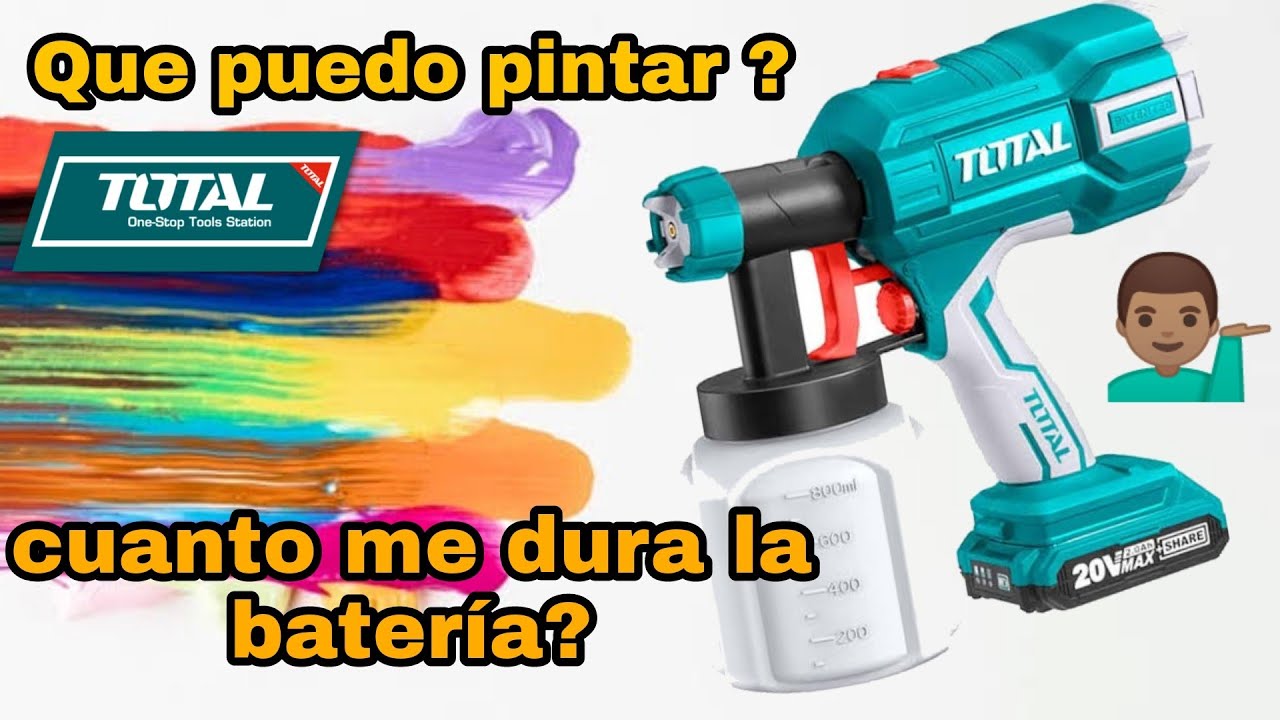 PISTOLA DE PINTURA INALÁMBRICA  TOTAL 20V - pistola inalámbrica de pintar
