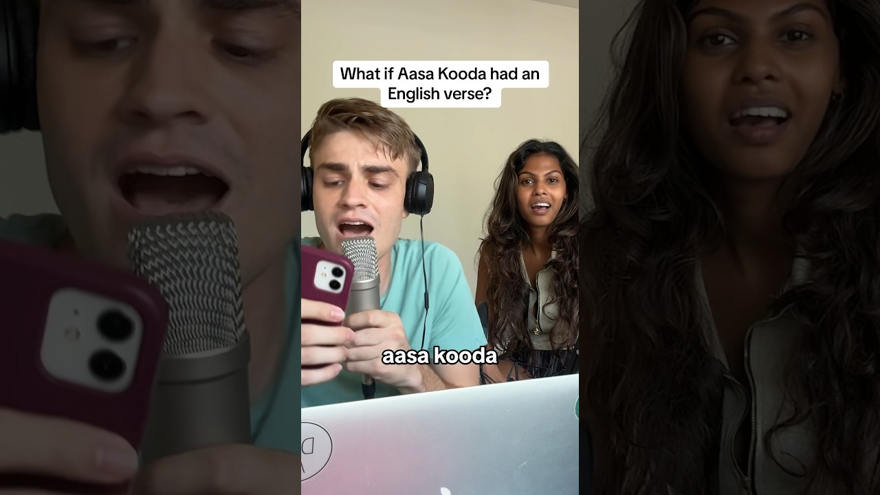 Aasa Kooda (English x Tamil) 🤯❤️ #aasakooda #tamil #remix #cover