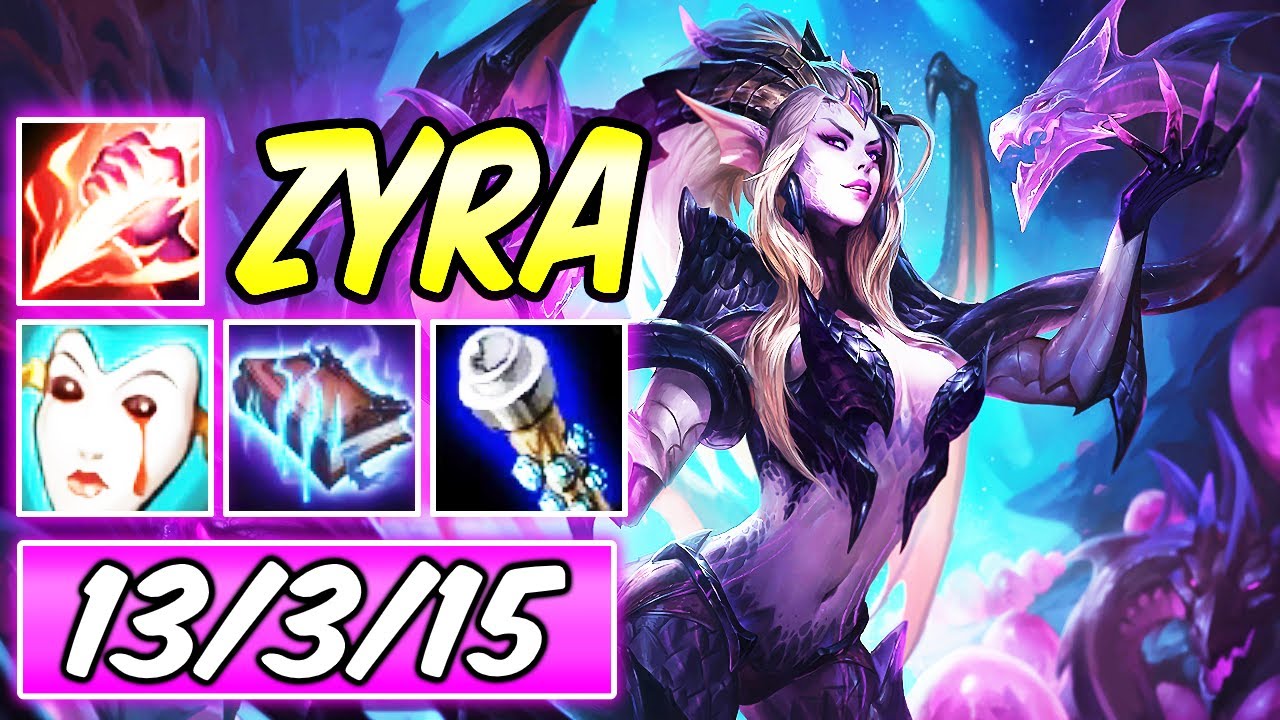S+ ZYRA JUNGLE FULL AP MAXIMUM MAGIC PENETRATION | New Build & Runes | League of Legends | S10