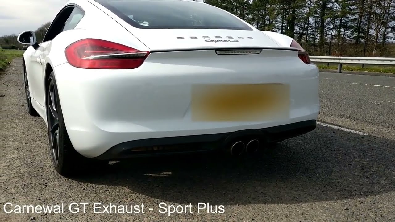 Porsche 981 Cayman S Carnewal GT Exhaust Sound