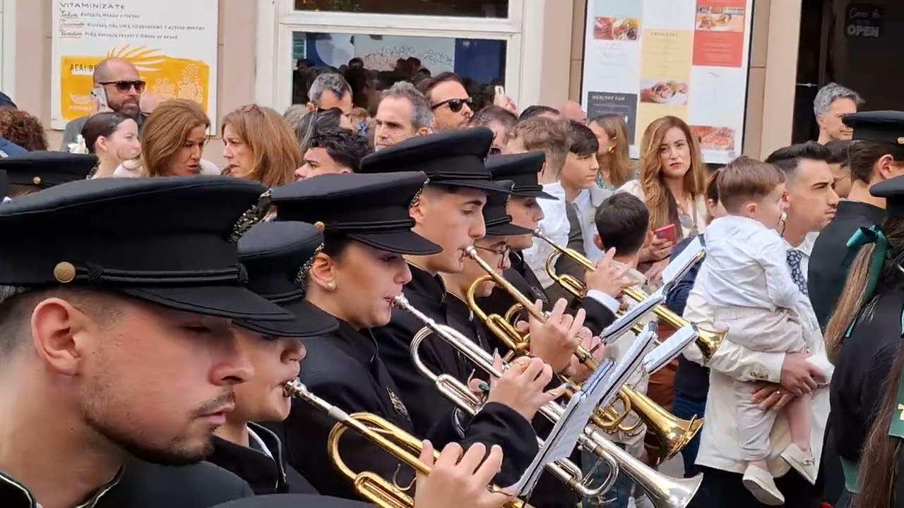 Domingo de Ramos Málaga 2025 Pollinica Y Agrupación Musical La Vera Cruz de Campillos .