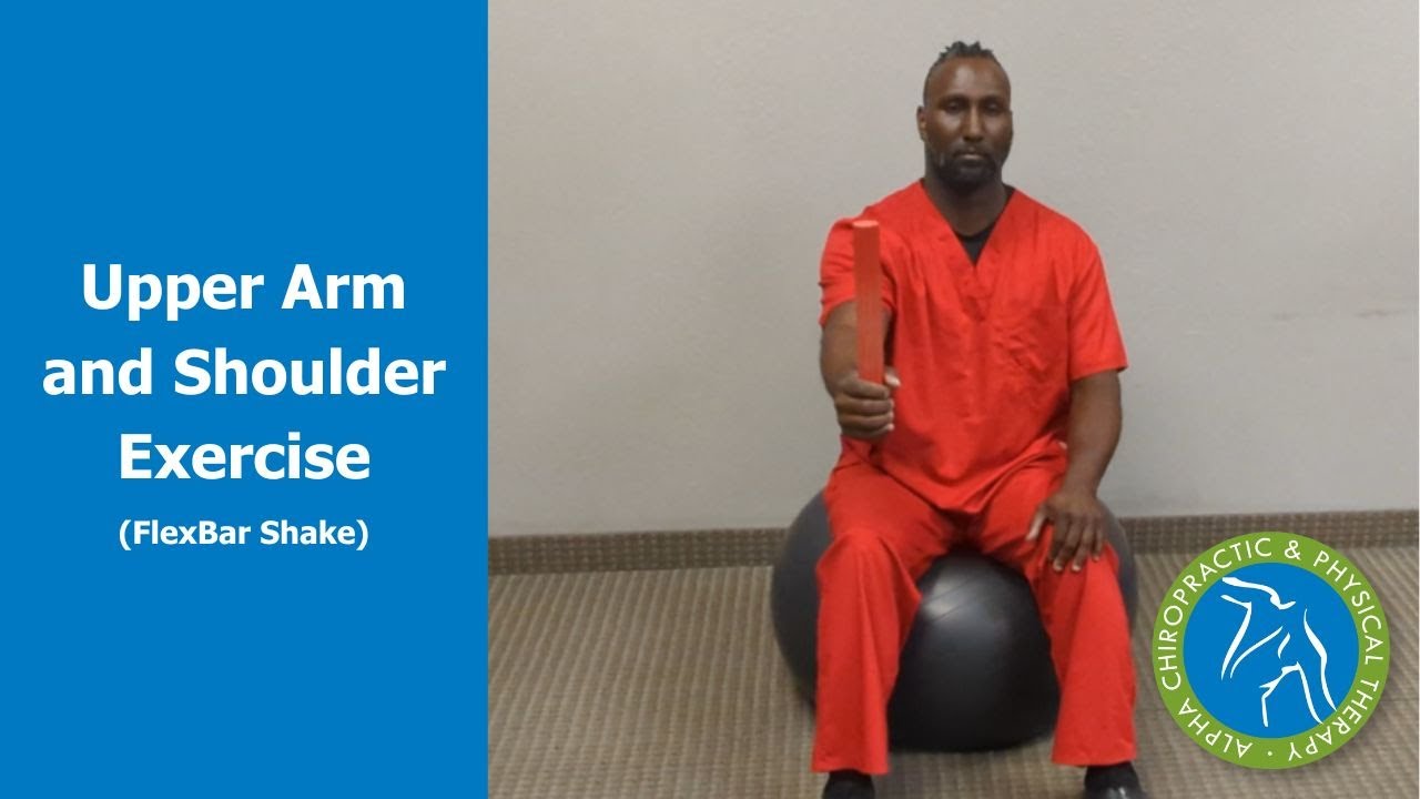 Upper Arm and Shoulder Exercise (FlexBar Shake)