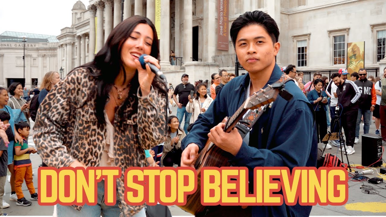 Everyone TURNED AROUND When They Heard This Duet!  | Journey - Don't Stop Believing