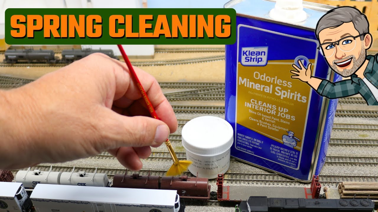 Step by Step How To Clean A Model Railroad Layout