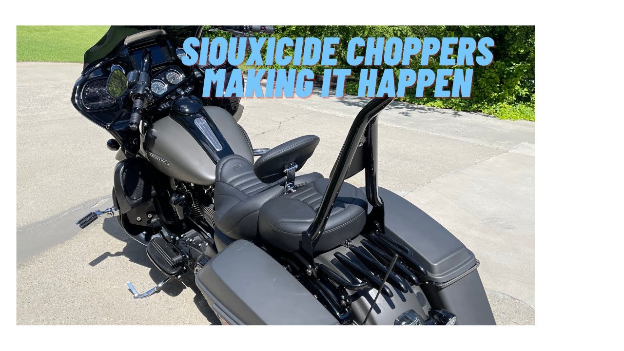 New Sissy Bar Install from Siouxicide Choppers