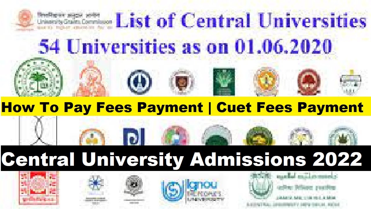 how to pay fees In Central university Colleges |Cuet Colleges Fees Payment | #cuetug #cuet #cucet