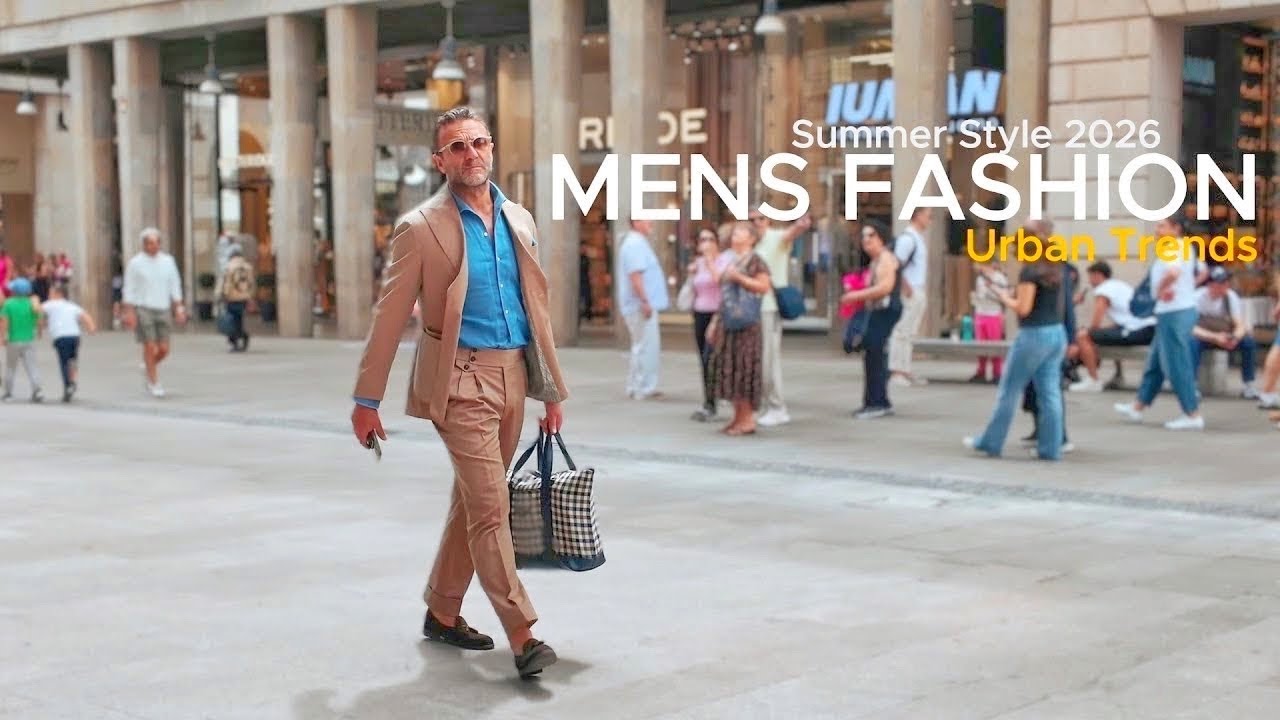 MEN's Summer ITALIAN STYLE Street FASHION June Trends 2026 The Ultimate Guide Modern Urban Style