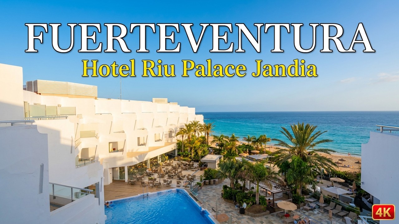 Hotel Riu Palace Jandia ☀️ Morro Jable | 4K ♥️ Fuerteventura ⛱️  🇪🇸 Pure Sound - True POV Experience